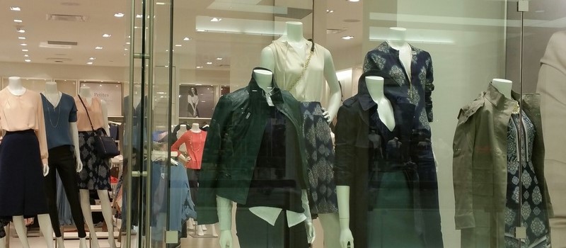 Vitrine d’un magasin de vetements